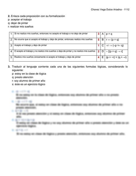 Solution Simbolizacion De Proposiciones Logicas Ejercicios Resueltos