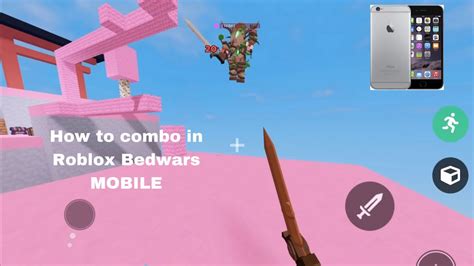 How To Combo In Roblox Bedwars On Mobile Old Youtube