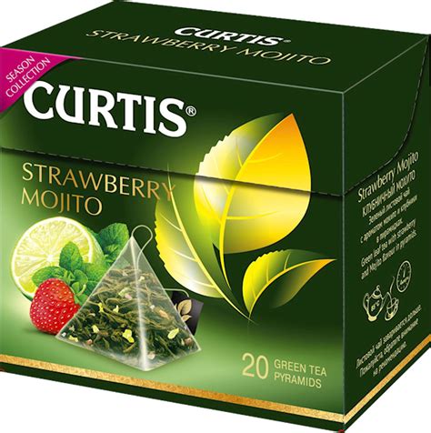 Buy Green tea "Curtis" Strawberry Mojito (20 count) | Russian Table USA ...