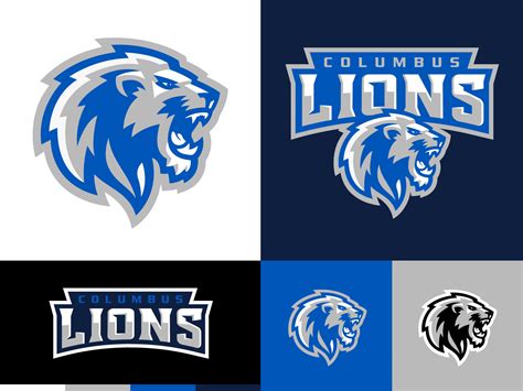 Lions Football Logo