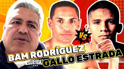 Robert Garc A Gallo Estrada Vs Bam Rodr Guez Es Pr Cticamente Un