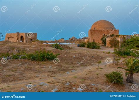 Sultan Ibrahim Han Mosque At Venetian Fortezza Castle In Greek T Stock