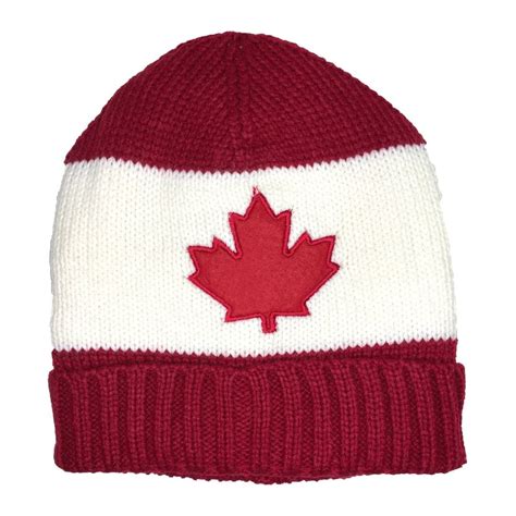 Wholesale Adult Knit Canada Winter Hatstoque With Leaf Bargains Group