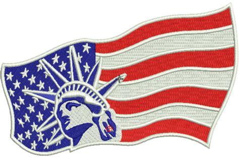 Free American Flag Machine Embroidery Design Design Talk