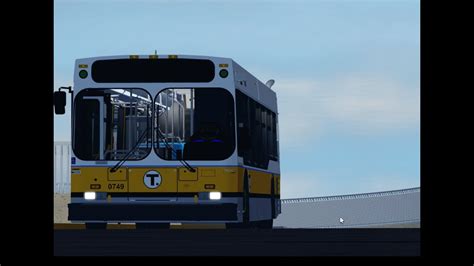 MBTA Roblox MBOC Gen 3 D40LF 0749 On Route 45 To Ruggles Via Dudley