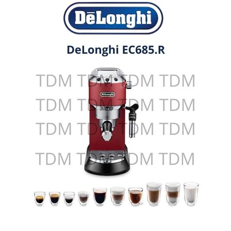 Jual Mesin Kopi Coffee Maker Espresso Machine Delonghi Dedica EC 685 R