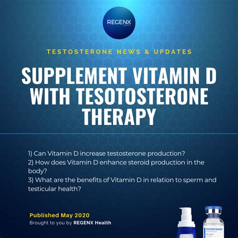 Why You Should Take Vitamin D With Testosterone Replacement Therapy