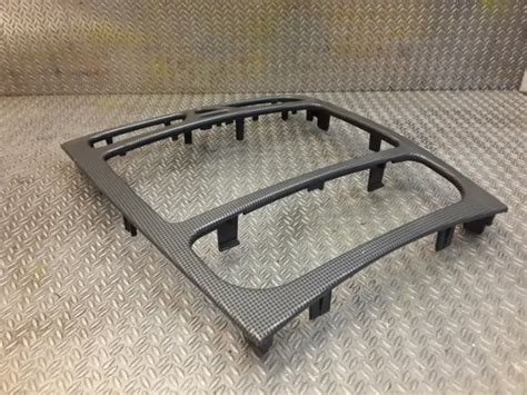 MERCEDES W203 TABLEAU De Bord Console Centrale Bordure Argent Pour