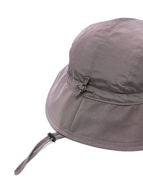 C P Company Logo Patch Bucket Hat Brown Farfetch