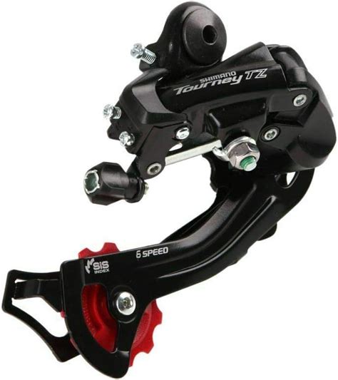 Shimano RD-TZ500 6-Speed Direct-Mount Rear Derailleur, Black : Amazon ...