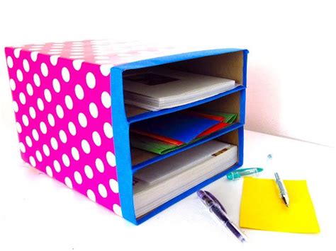 Organizador De Papeles Hecho Con Cajas De Cereal Get Organized With