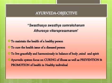 Ayurveda Ppt