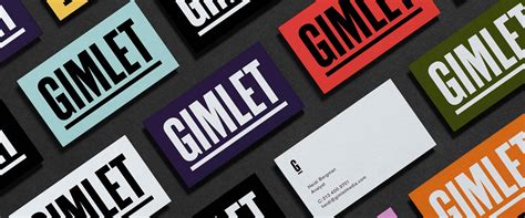 Brand New Follow Up New Logo And Identity For Gimlet Media By Grandarmy