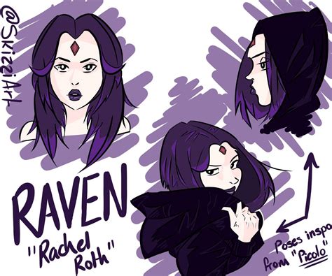 Raven Rachel Roth From Teen Titans By Skizziart On Deviantart