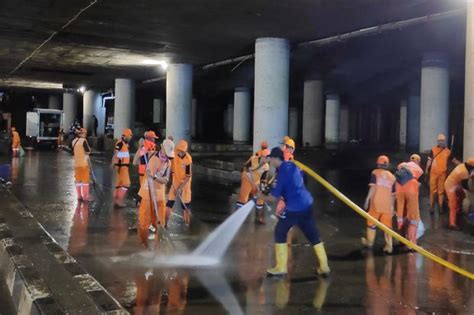 Kerahkan Pompa Mobile 600 Liter Banjir Underpass Kemayoran Teratasi