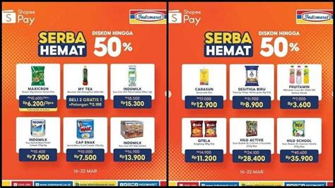 PROMO Indomaret Hari Ini Jumat 18 Maret 2022 Bayar Pakai ShopeePay Ada