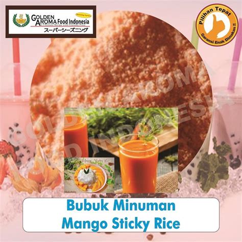 Jual Bubuk Minuman Mango Sticky Rice Kg Serbuk Minuman Rasa Thai