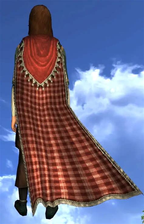 Lotro Cloak Of The Perfect Picnic Hooded And Unhooded