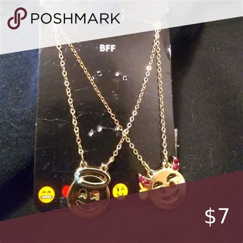 BFF Emoji Necklaces | Shop necklaces, Bff, Necklace