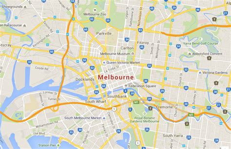 Google Maps Melbourne Australia