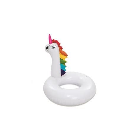 36123 BOUÉE GONFLABLE en forme de Licorne BESTWAY pour les enfants de