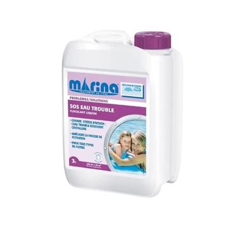 Sos Eau Trouble Floculant Liquide Marina L Cdiscount Jardin