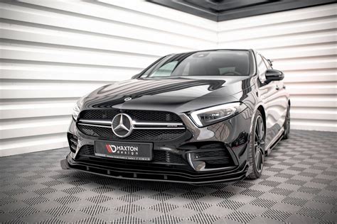 Street Pro Front Splitter Flaps Mercedes A Amg Amg Line Aero Pack