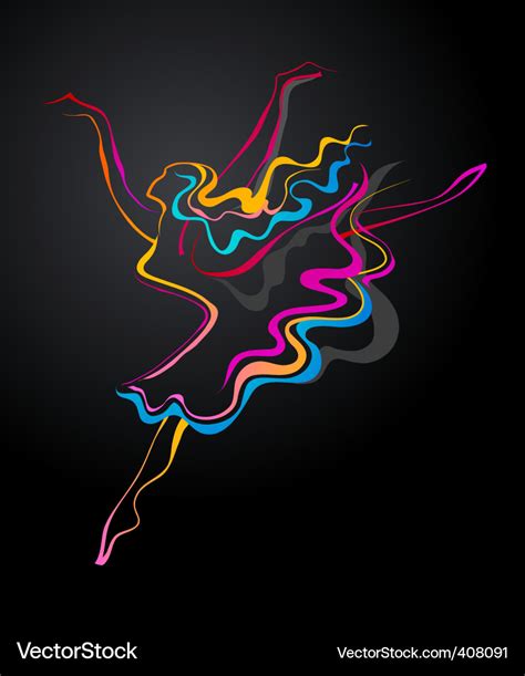 Abstract dancer Royalty Free Vector Image - VectorStock