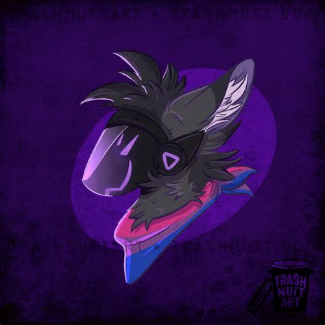 Purple Protogen Art