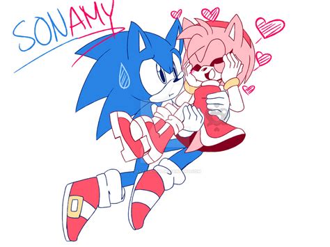 Sonic And Amy By Sakaruchibi On Deviantart