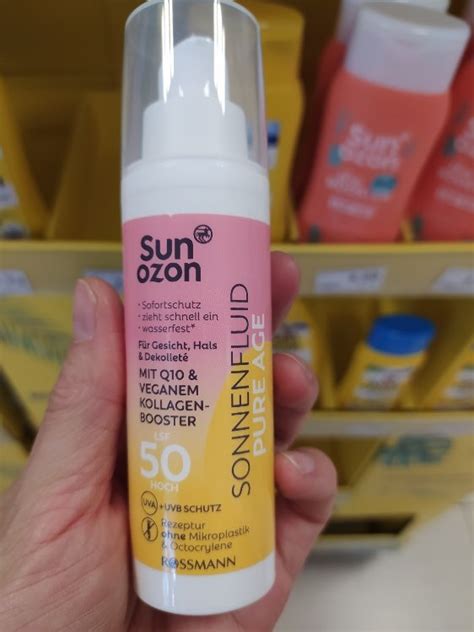 Sun Ozon Sonnenfluid Pure Age Q10 LSF 50 50 Ml INCI Beauty