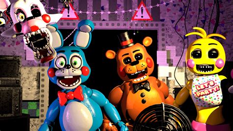 (SFM) FNaF 2 Toy Animatronics poster : fivenightsatfreddys