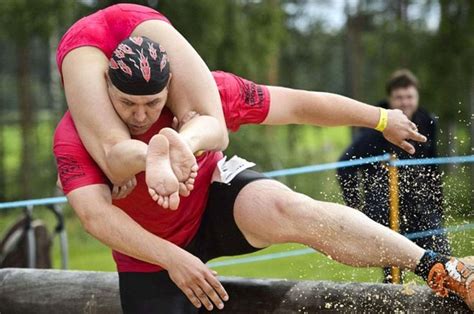 Finnish Wife Carrying Contest Wife Carrying Finland Culture World