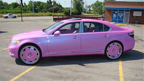 Pink Lexus Ls 460 Side