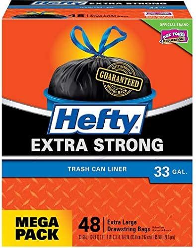 Hefty Bolsas De Basura Grandes Y Resistentes De Galones Forro Para