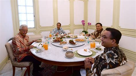 Netralitas Jadi Bahasan Saat Makan Siang Jokowi Bareng Capres Ganjar