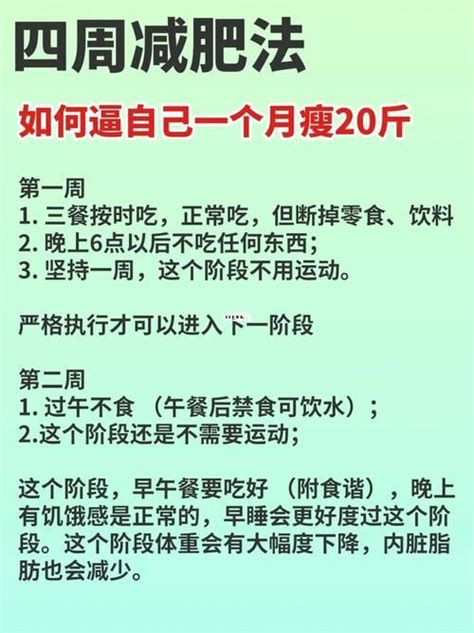 有效减肥的方法 卡路里计算器