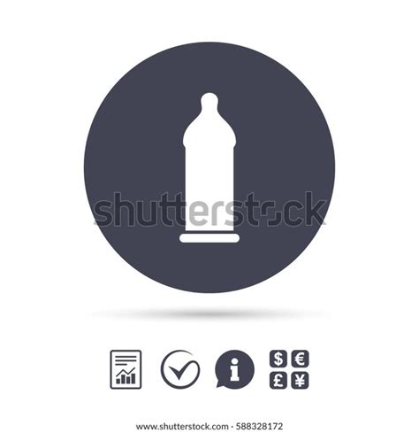 Condom Safe Sex Sign Icon Safe Stock Vector Royalty Free 588328172