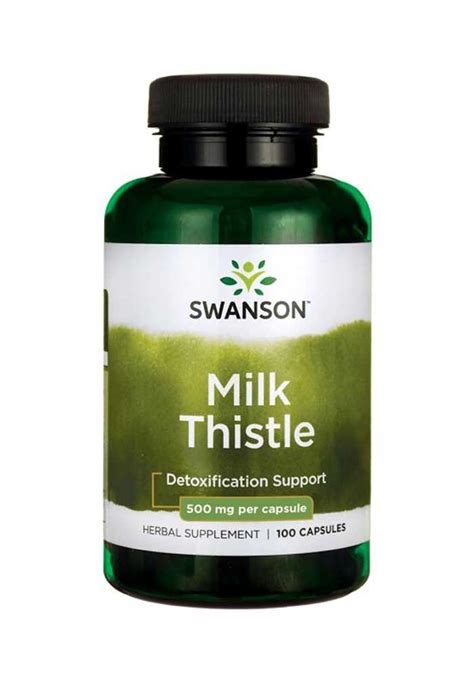 Swanson Full Spectrum Milk Thistle Mg Caps Indigo Herbs