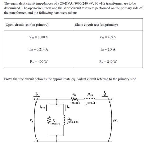 Solved A Va Transformer Has Been Tested To Chegg