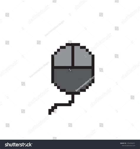 Pixel Art Mouse Stock Vector (Royalty Free) 1354398251 | Shutterstock