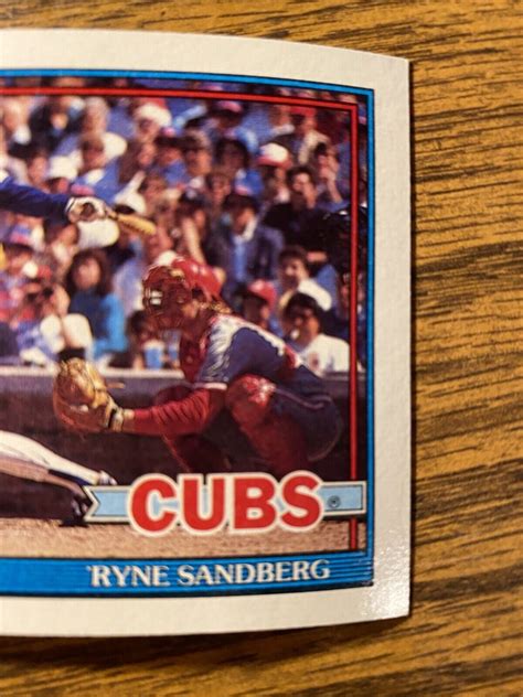 Topps Ryne Sandberg Chicago Cubs Baseball Card For Sale