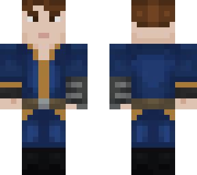 Masculine Vault Dweller | Minecraft Skin