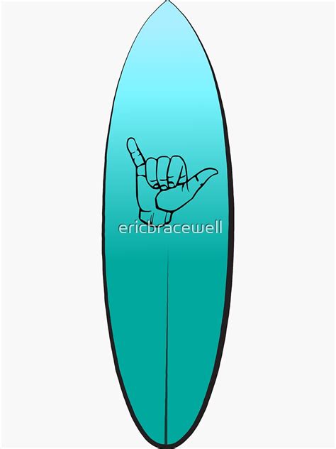 "Surf" Sticker by ericbracewell | Redbubble