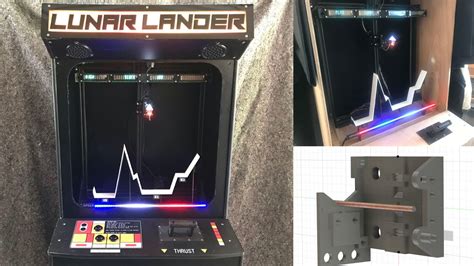 Lunar Lander Mk 2 Arcade Machine Using A Flying Model Inspired By The