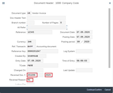 FB08 Tcode In SAP Reverse An Accounting Document SAPFICOBLOG