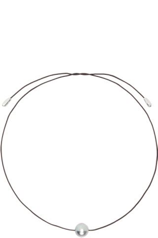 Brown Emilie Tahitian Pearl Choker By Sophie Buhai On Sale