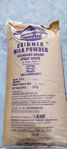 Spray Dried Nandini Skimmed Milk Powder 25 Kg Bag At Rs 335 Kg In