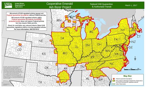 Emerald Ash Borer Map | World Map 07