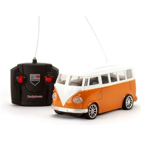 Carrinho De Controle Remoto Luz Brinquedo Kombi Classica Shopee